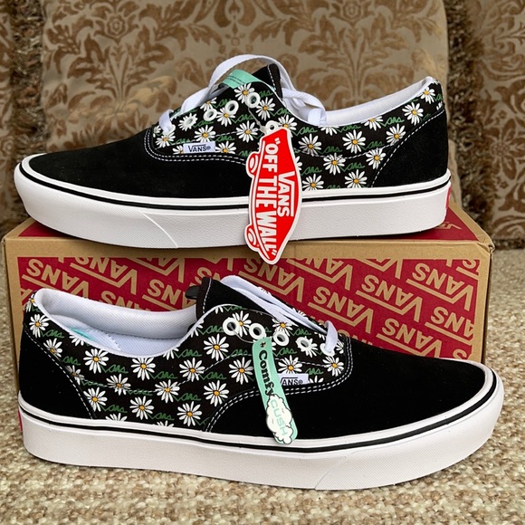 Vans Comfycush Era Scribble Flower Daisy/Black Men - Picture 1 of 16